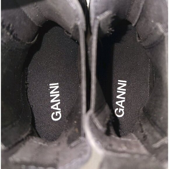 Ganni Black Ankle Boots - Picture 11 of 14